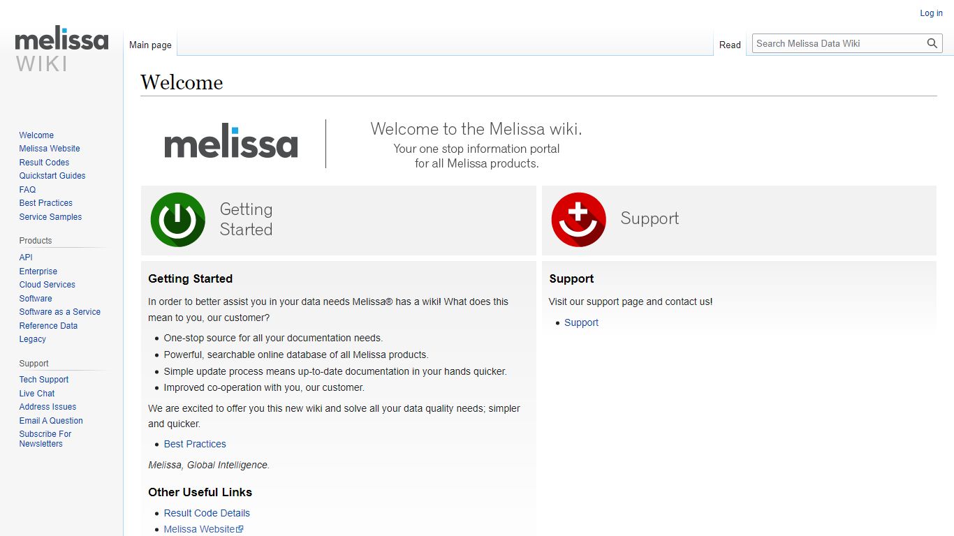 Melissa Data Wiki